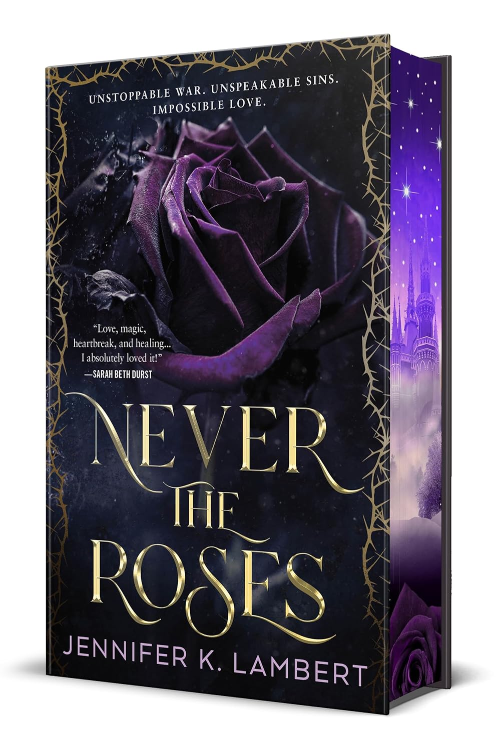 Never the Roses Hardcover